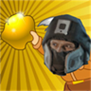 深蓝矿工小游戏