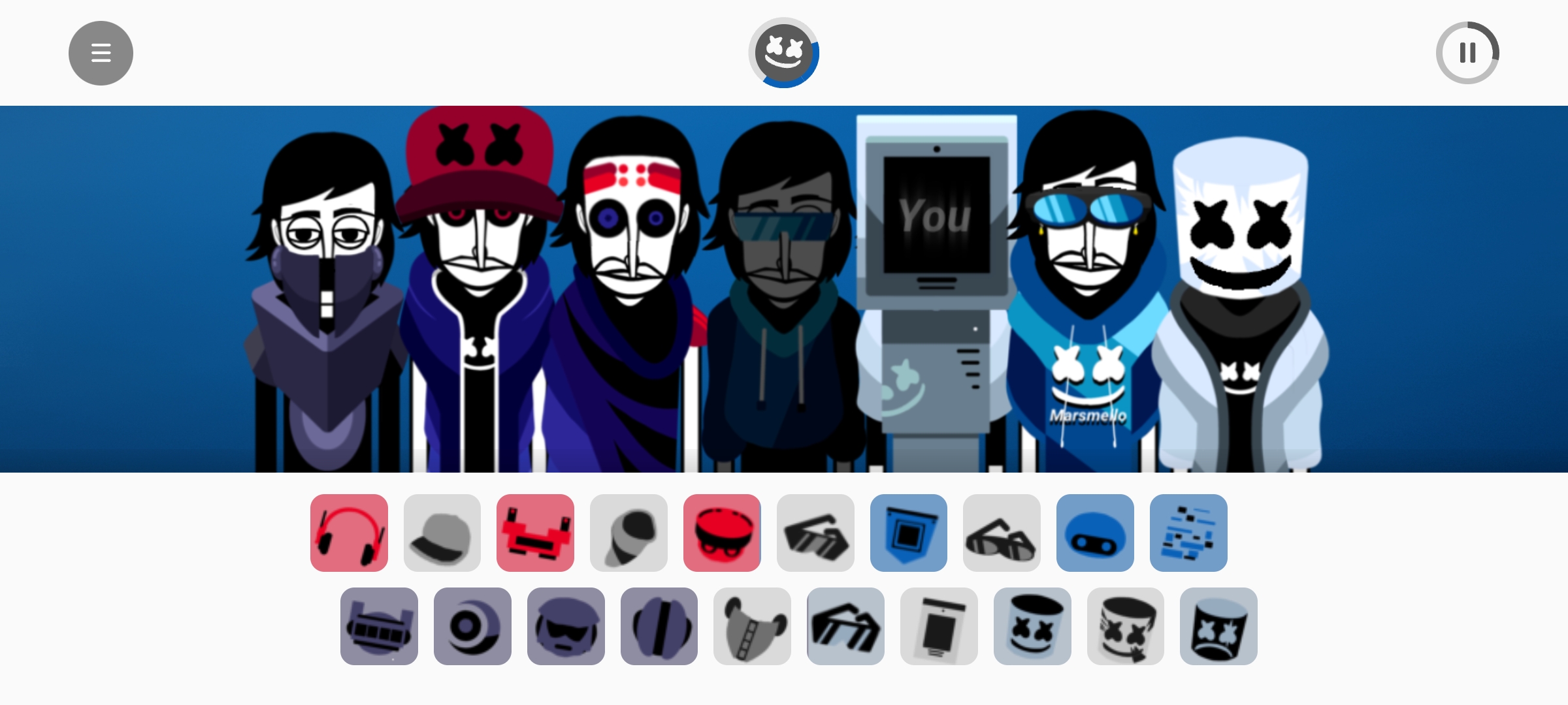 Incredibox Alone marshmello(节奏盒子棉花糖模组)安卓官方版v5.0截图1
